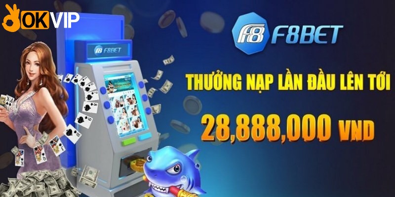 F8BET có giao diện cực đẹp mắt và thưởng thành viên mới hấp dẫn